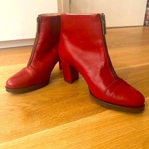 Stunning red Gadea boots! Never used, great condition (check pictures)